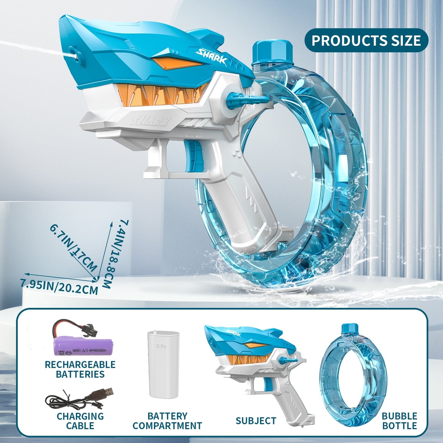 New Shark Electric Water Gun