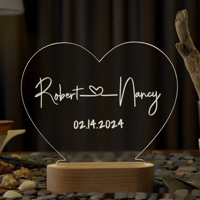 Custom Romantic Night Light